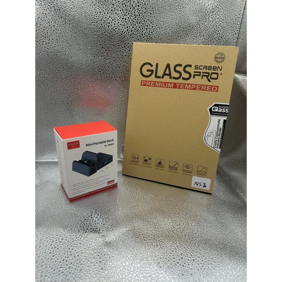 Nintendo Switch OLED Glass Screen Protector & Mini Dock Combo - Picture 4 of 4